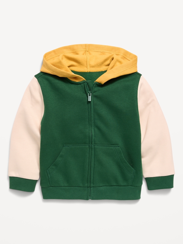 Oversized Full-Zip Hoodie for Toddler Boys