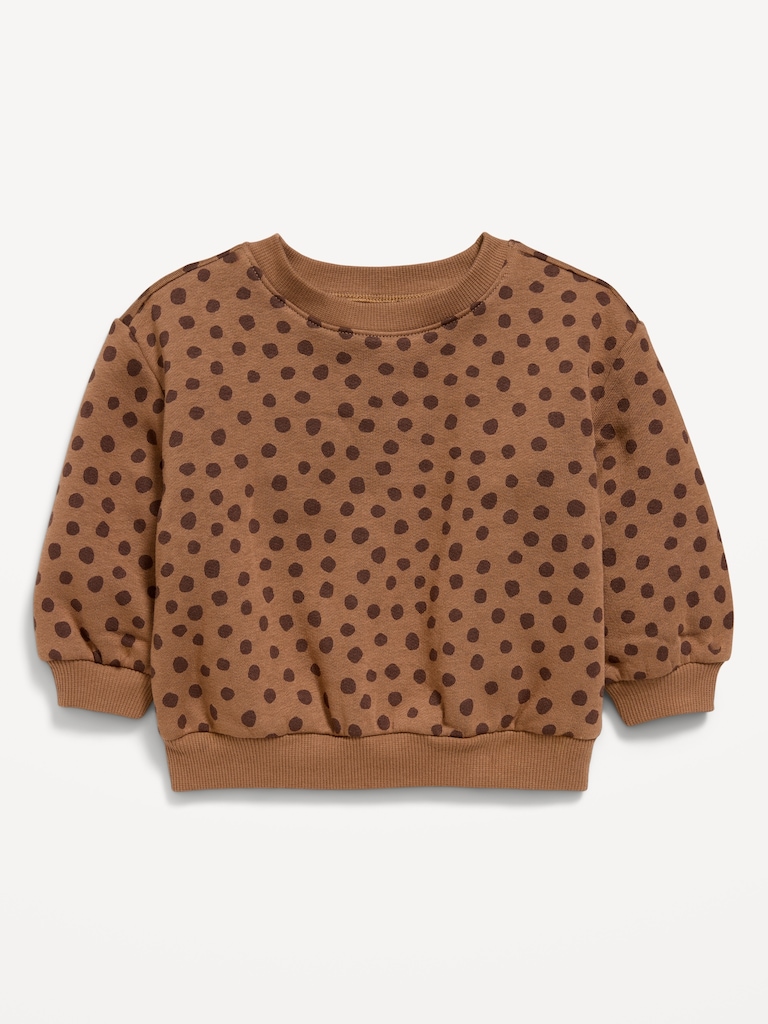 Printed Crew-Neck Sweatshirt for Baby