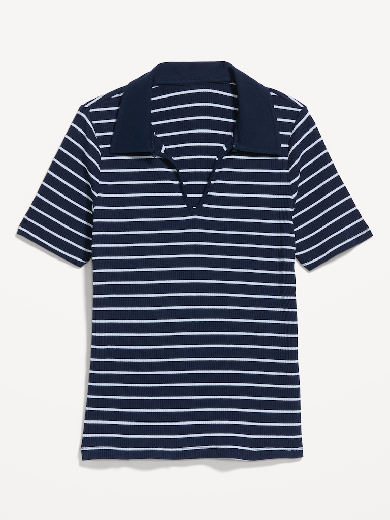 Keyhole Polo Top