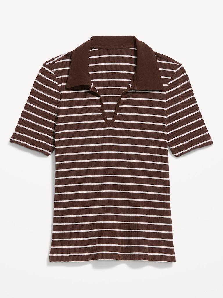 Keyhole Polo Top