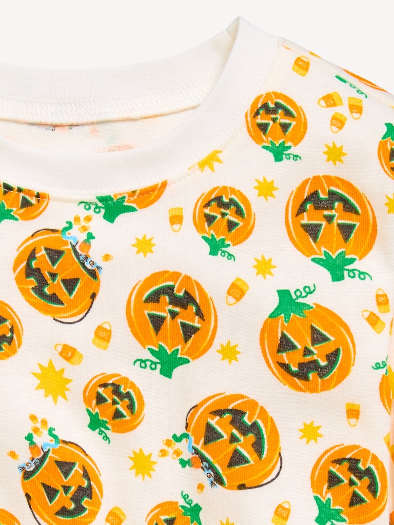 Pyjama ajusté à motif et à imprimé pour fille