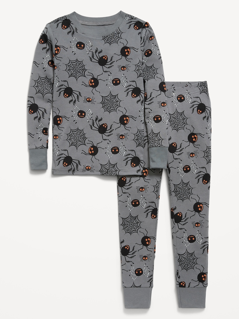 Pyjama ajusté à motif et à imprimé pour fille
