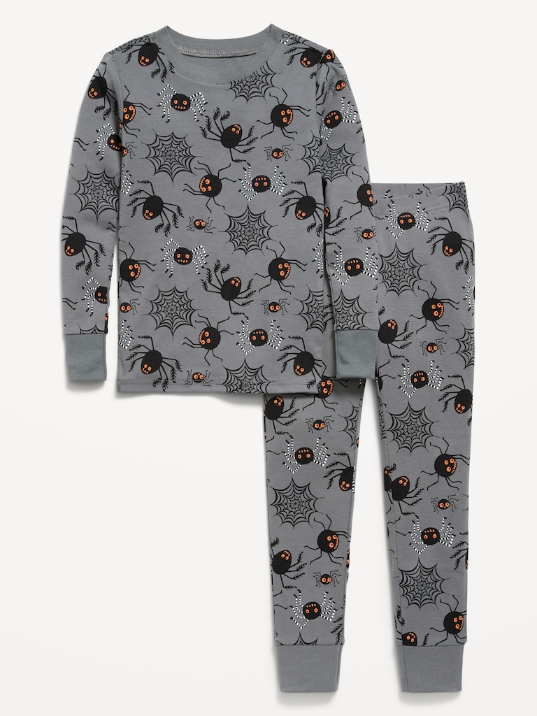 Pyjama ajusté à motif et à imprimé pour fille