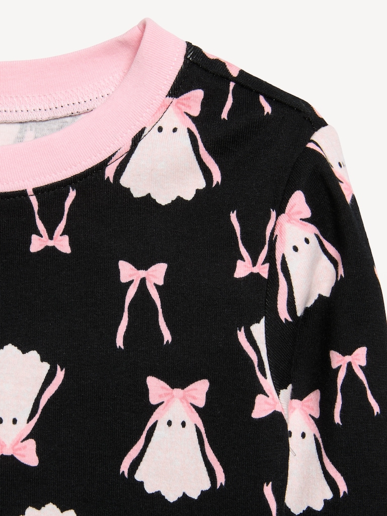 Pyjama ajusté à motif et à imprimé pour fille