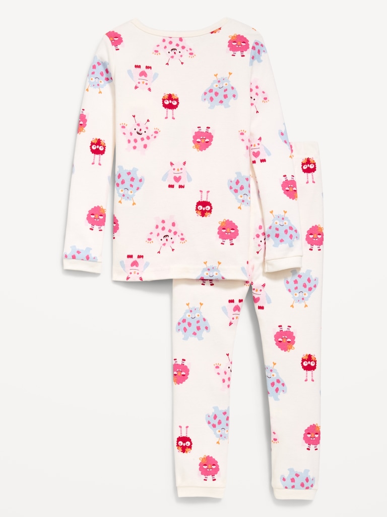 Snug-Fit Graphic Pajama Set for Toddler & Baby