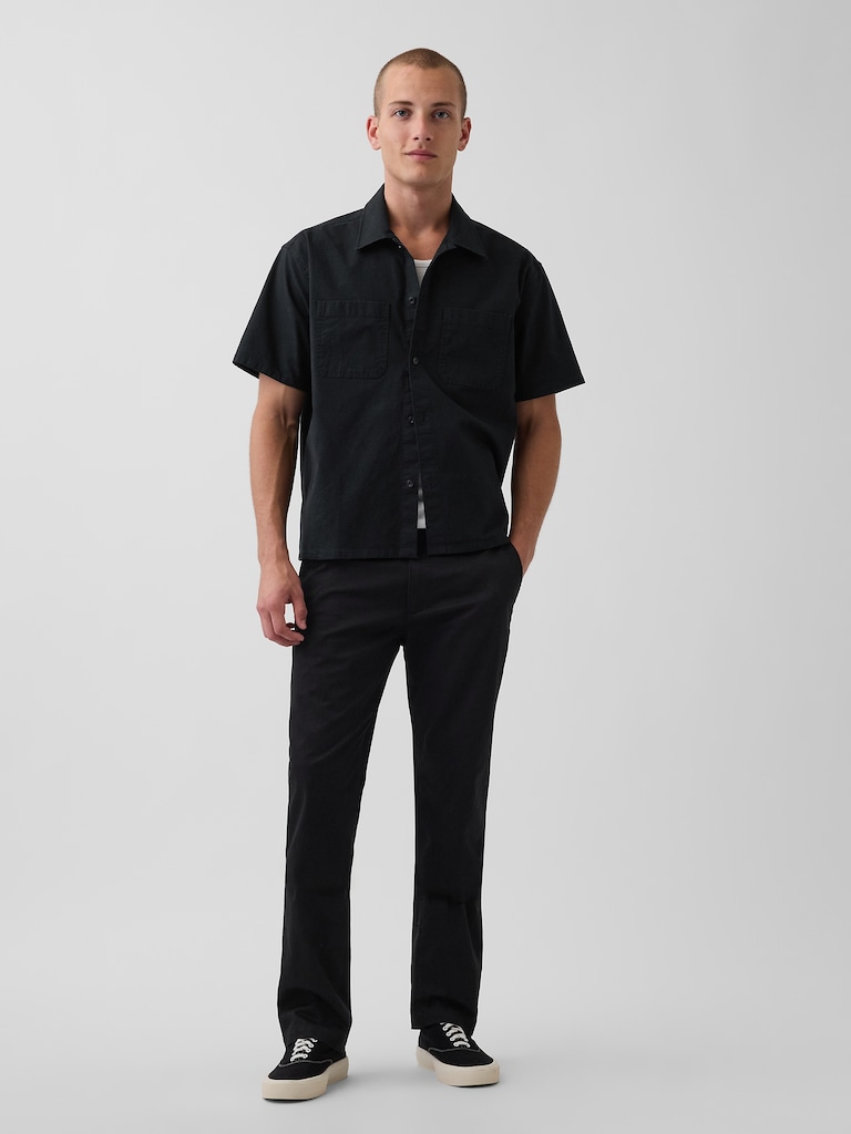 Modern Straight Khakis