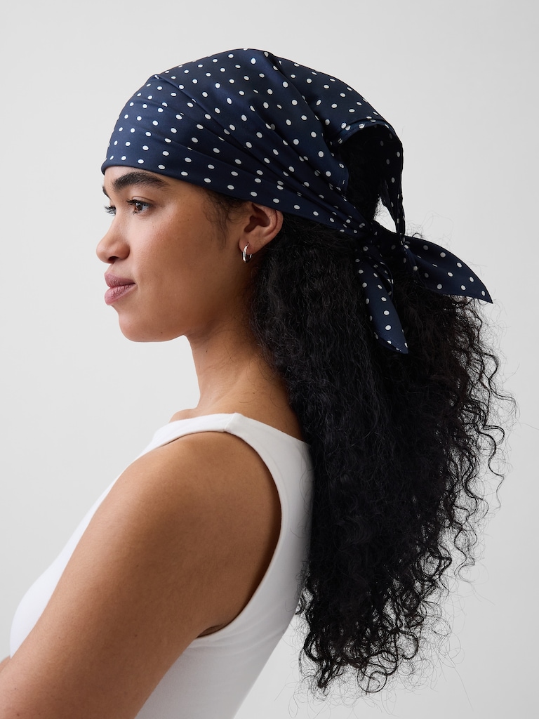 100% Silk Bandana