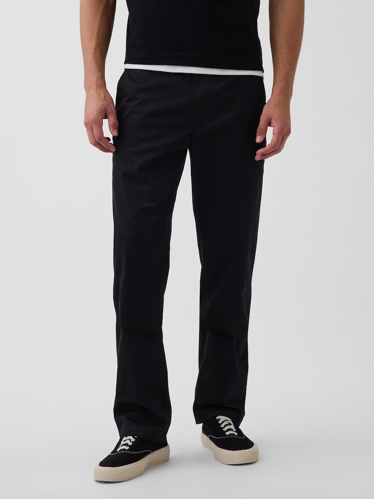 Modern Straight Khakis
