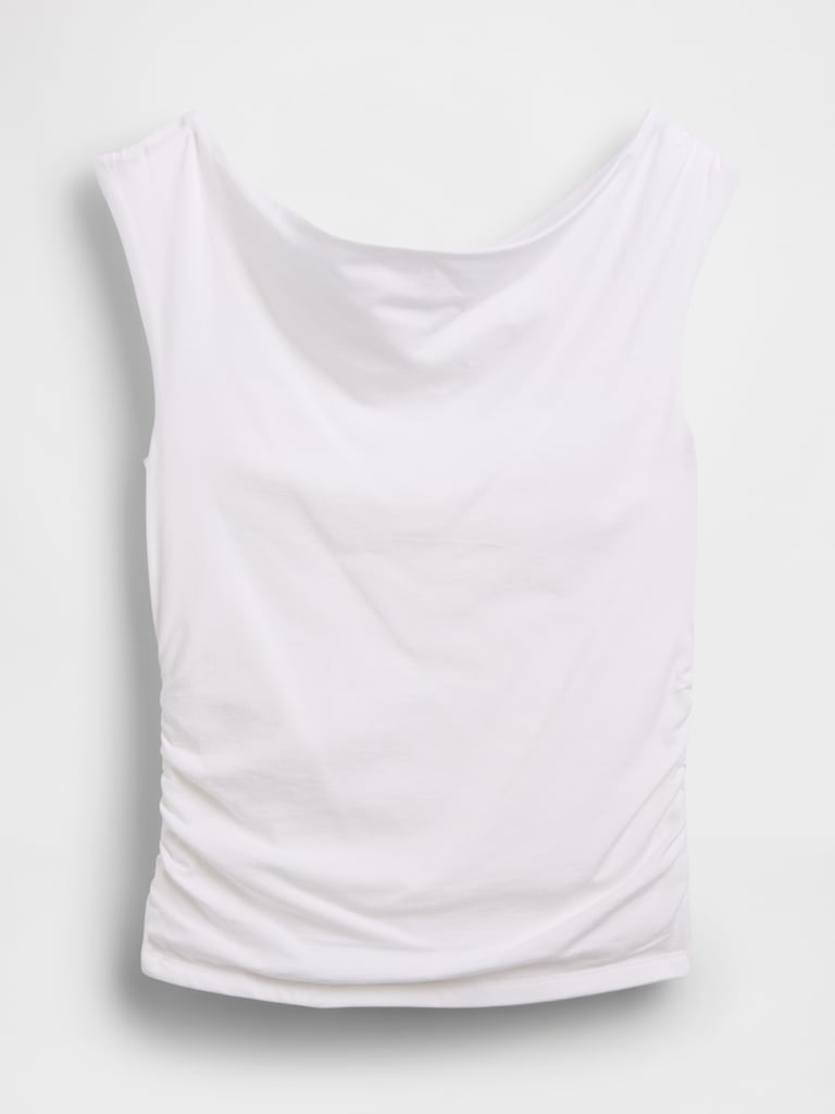 CloseKnit Jersey Ruched Crop Top