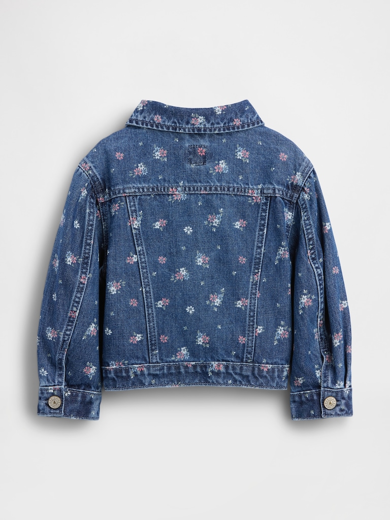 Baby & Toddler Floral Denim Jacket