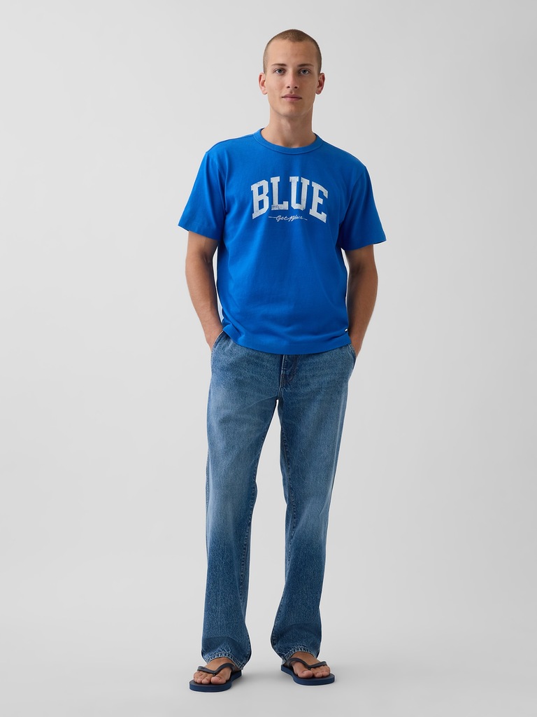 Get Blue Relaxed Logo T-Shirt