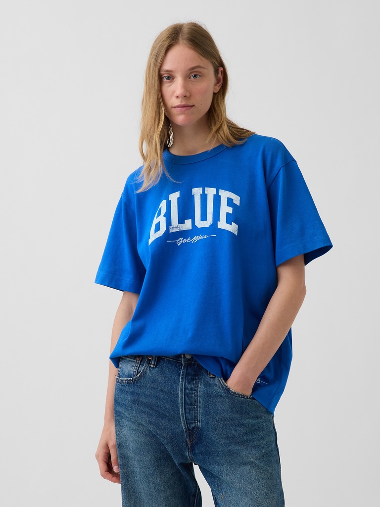 Get Blue Relaxed Logo T-Shirt