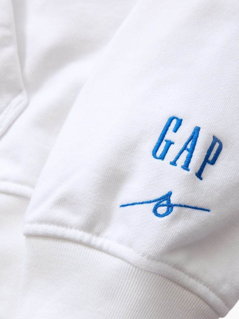 Get Blue Heavyweight French Terry Logo Hoodie