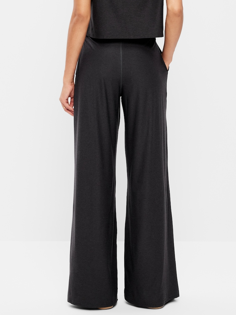 High-Waisted CloudMotion Wide-Leg Pants