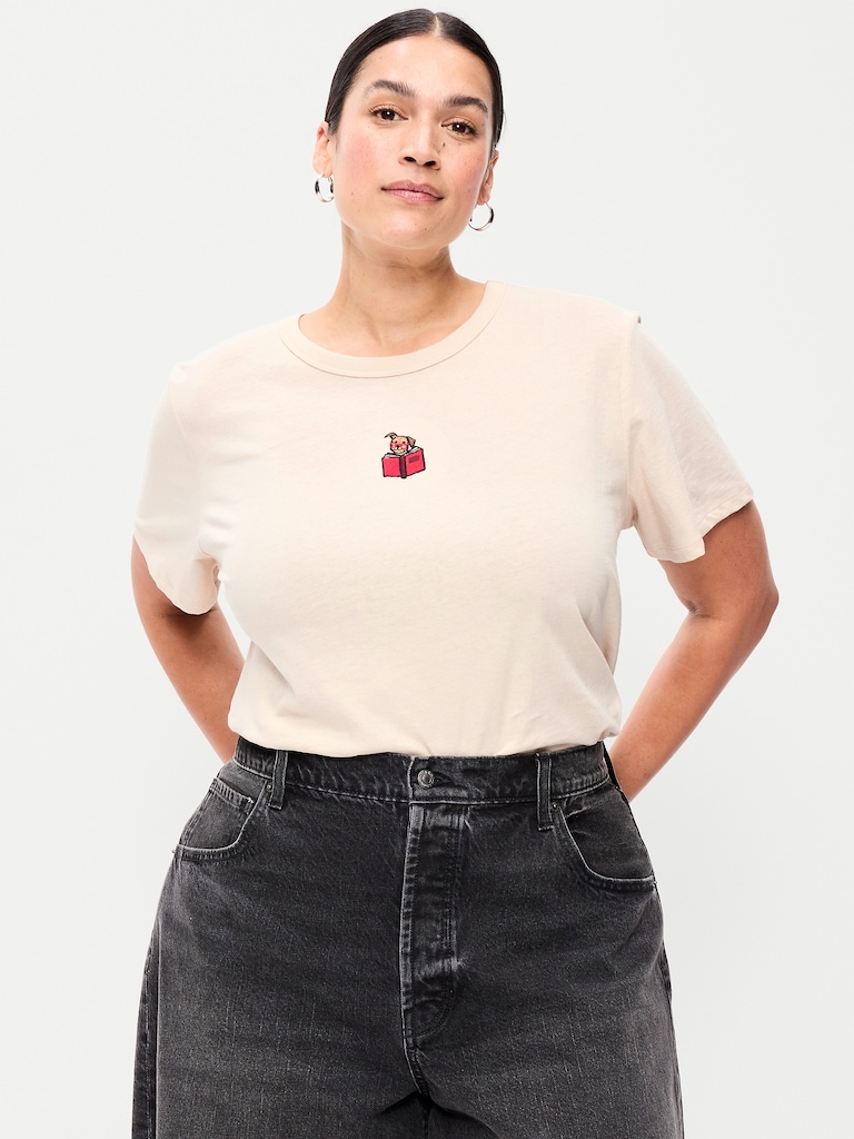 EveryWear Crew-Neck Graphic T-Shirt