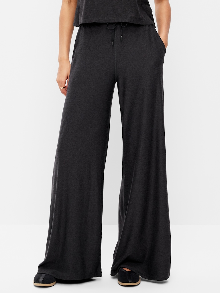 High-Waisted CloudMotion Wide-Leg Pants
