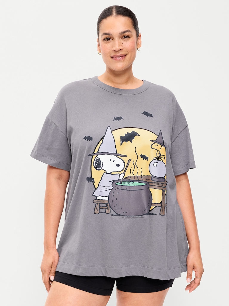 Oversized Graphic Tunic T-Shirt