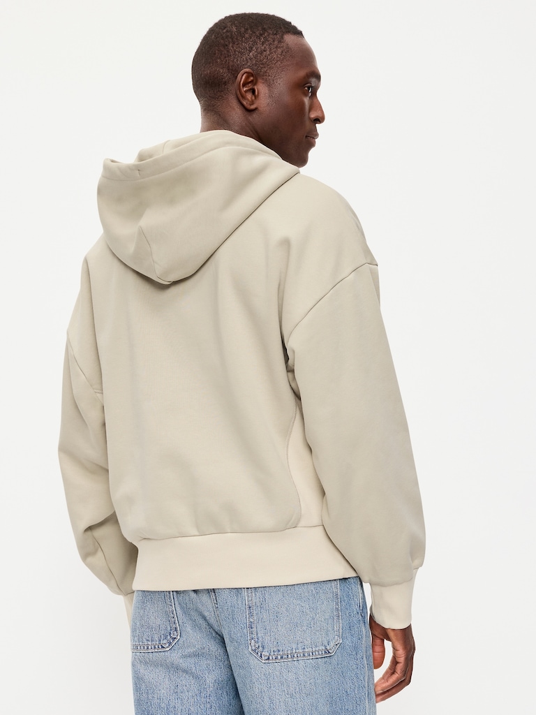 Oversized Heavyweight Full-Zip Rotation Hoodie