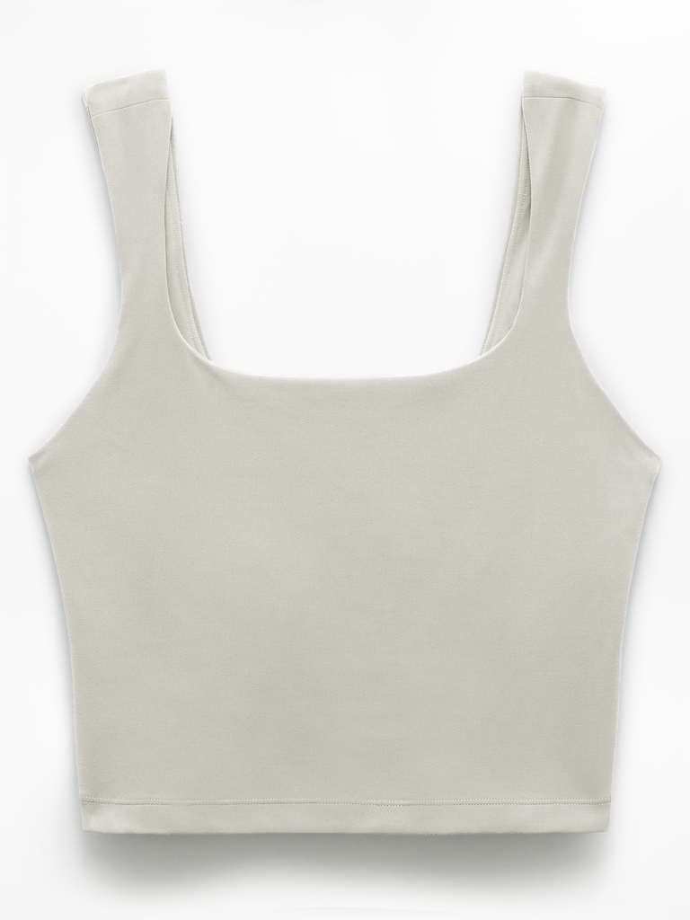Transcend Square Neck Crop Sports Bra D-DD