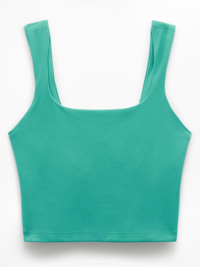 Transcend Square Neck Crop Sports Bra D-DD