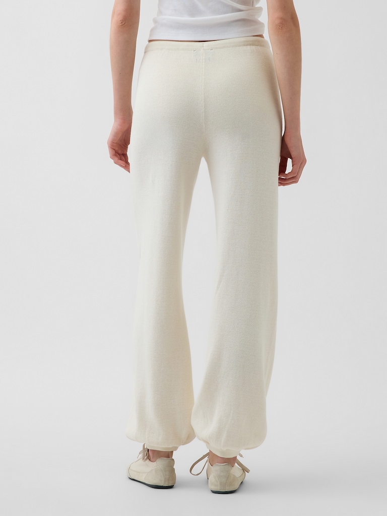 100% Cotton Relaxed Sweater Joggers