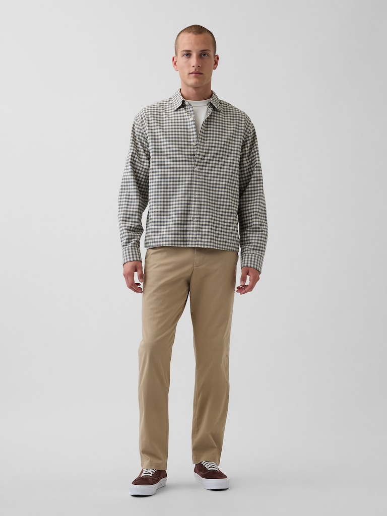 Modern Straight Khakis