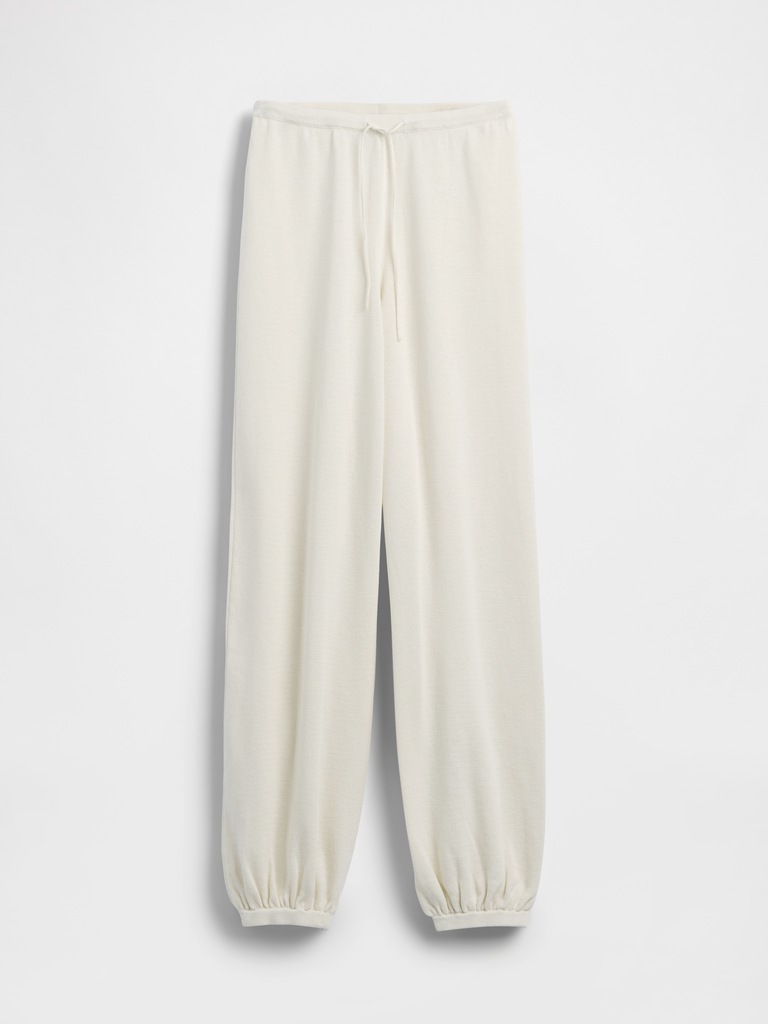 100% Cotton Relaxed Sweater Joggers