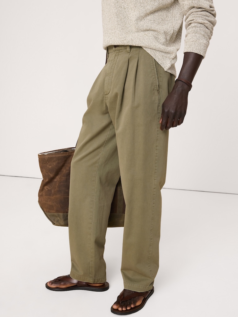 Archive Reissue Straight Pleated Chino