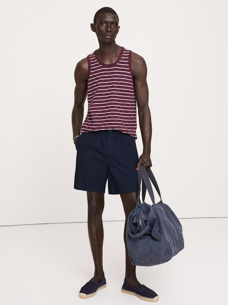 The Weekender 7" Pull-On Short in Cotton