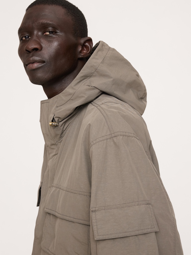 Nylon Multi-Pocket Flight Jacket