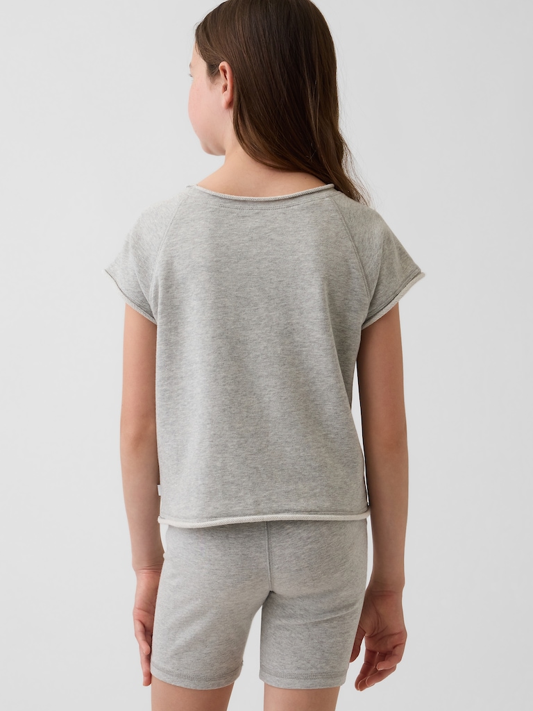 Kids VintageSoft Terry Raglan Graphic Sweatshirt