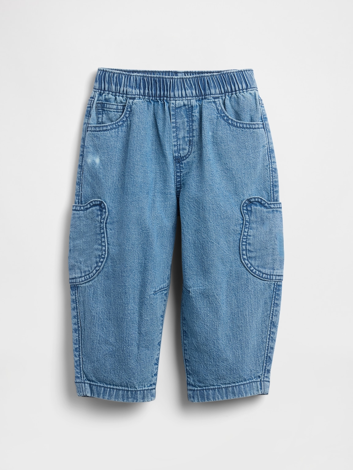 Baby & Toddler Brannan Bear Pocket Pull-On Barrel Jeans