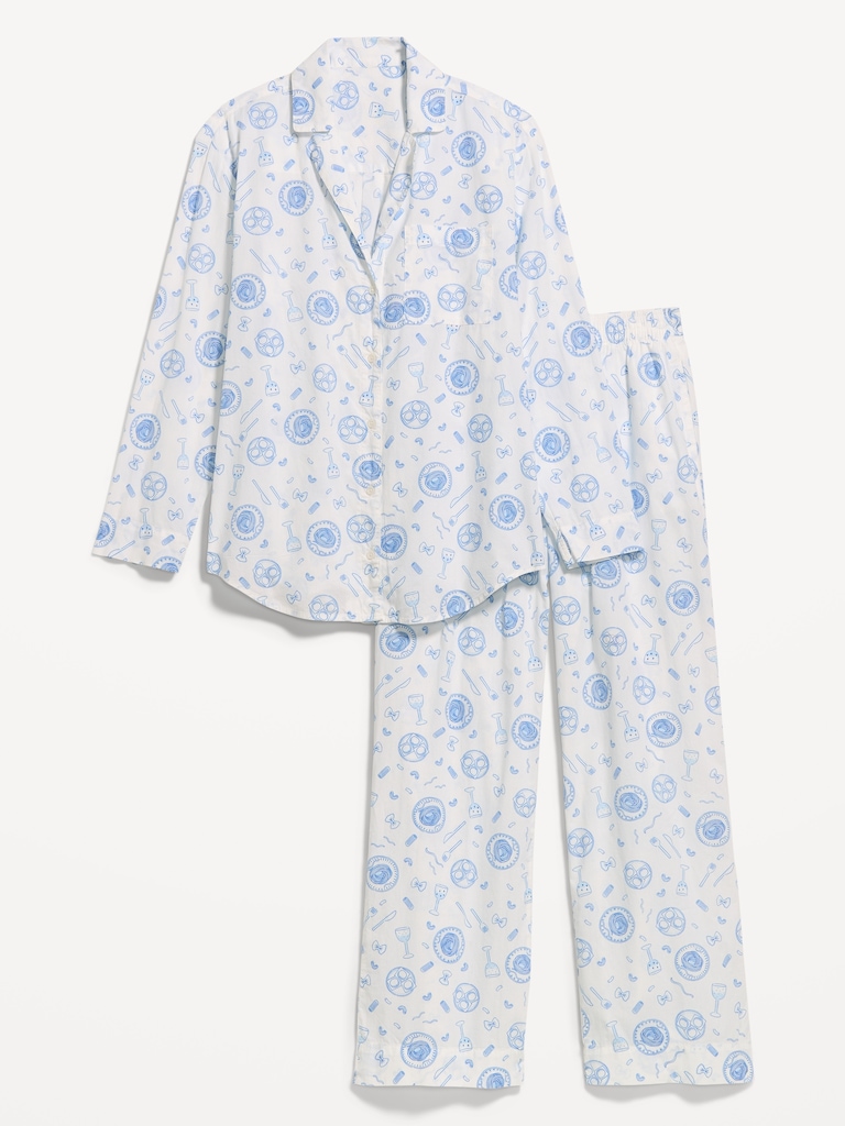 Poplin Pajama Pant Set