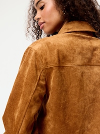 Classic Faux-Suede Jacket