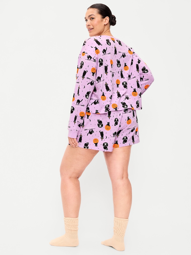 Halloween Pajama T-Shirt and Shorts Set