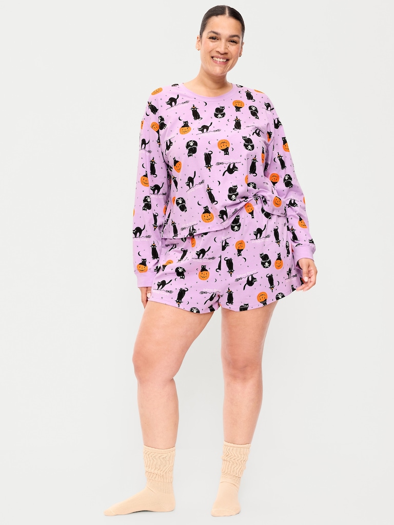 Halloween Pajama T-Shirt and Shorts Set