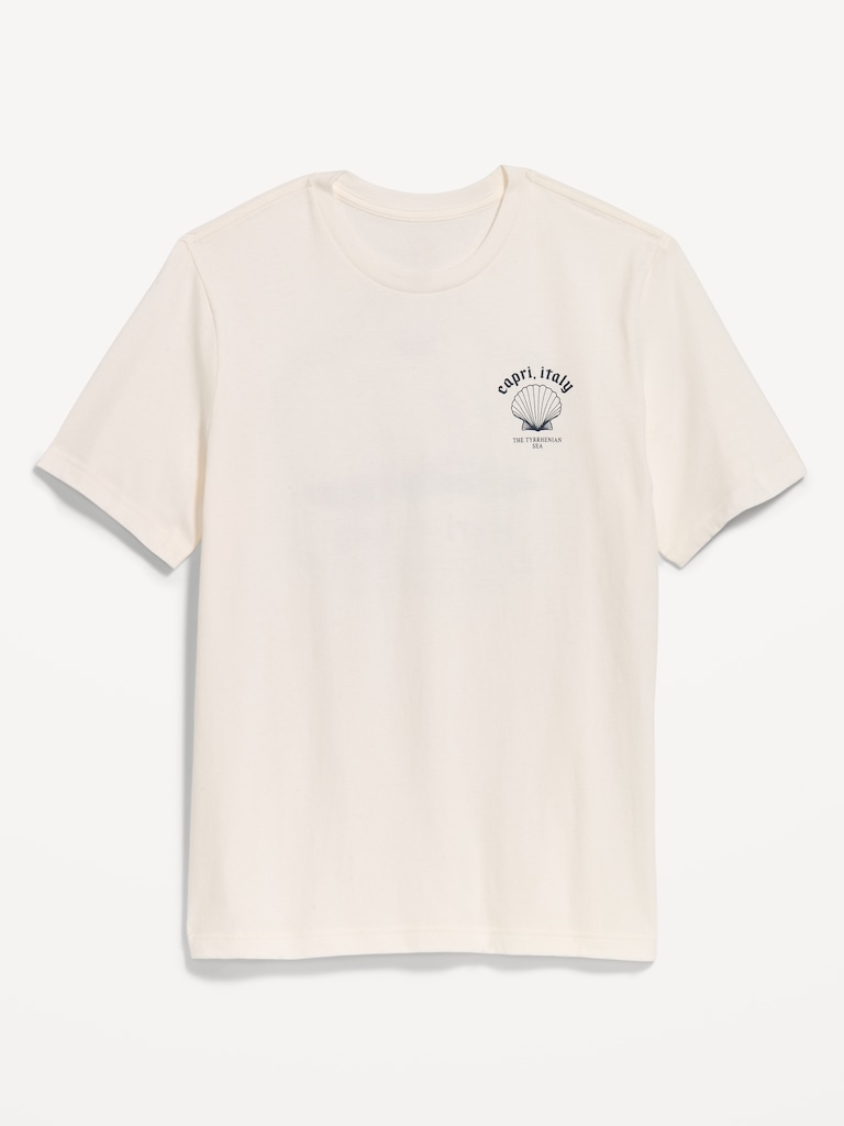 Soft-Washed Crew-Neck Graphic T-Shirt