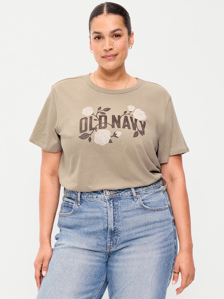EveryWear Crew-Neck Logo-Graphic T-Shirt