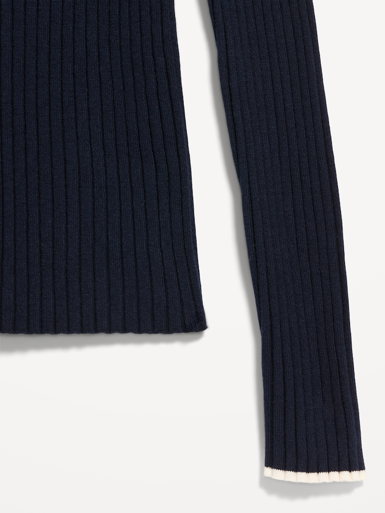 Long-Sleeve Half-Zip Top