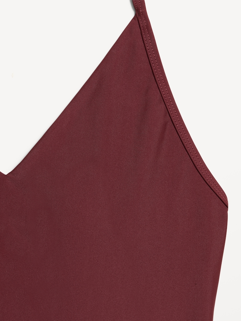 V-Neck Halter Swimsuit