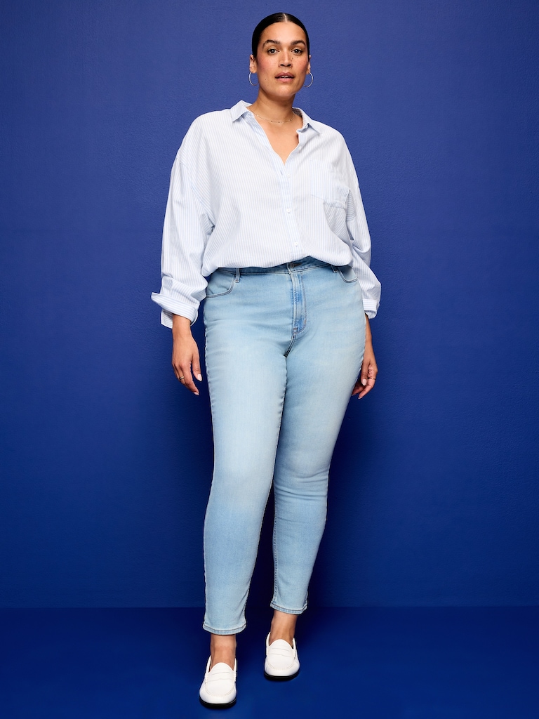 High-Waisted Wow Super-Skinny Jeans