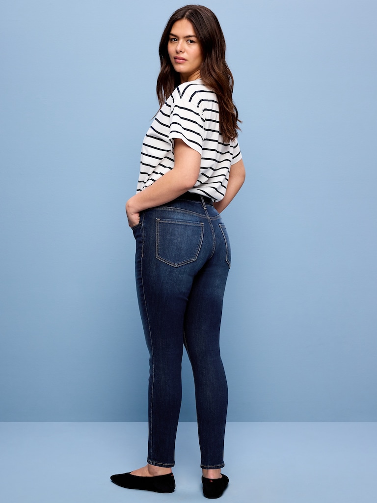 Mid-Rise Rockstar Super-Skinny Jeans