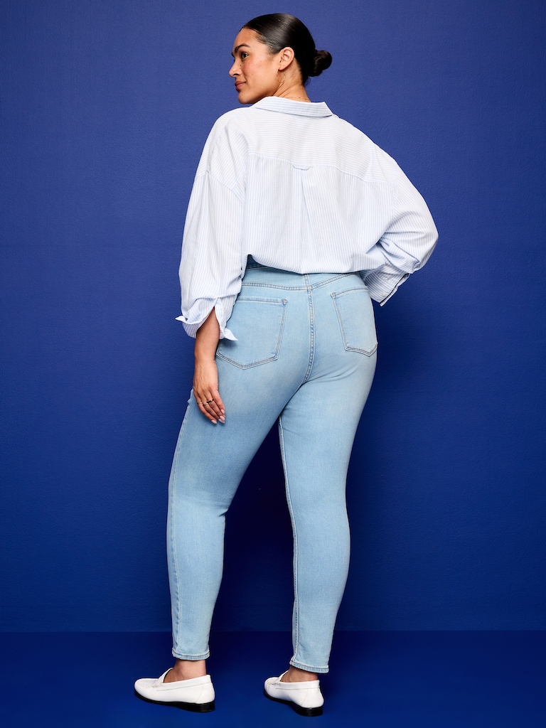 High-Waisted Wow Super-Skinny Jeans