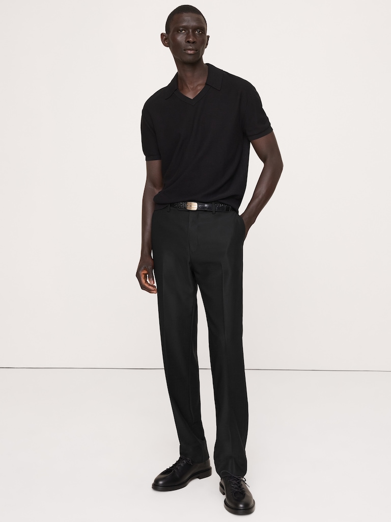 Signature Italian Hopsack Suit Pant