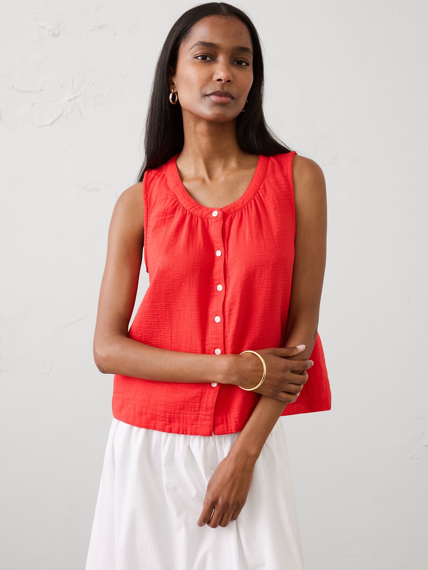 Women's Red Tops & Blouses | Banana Republic Factory