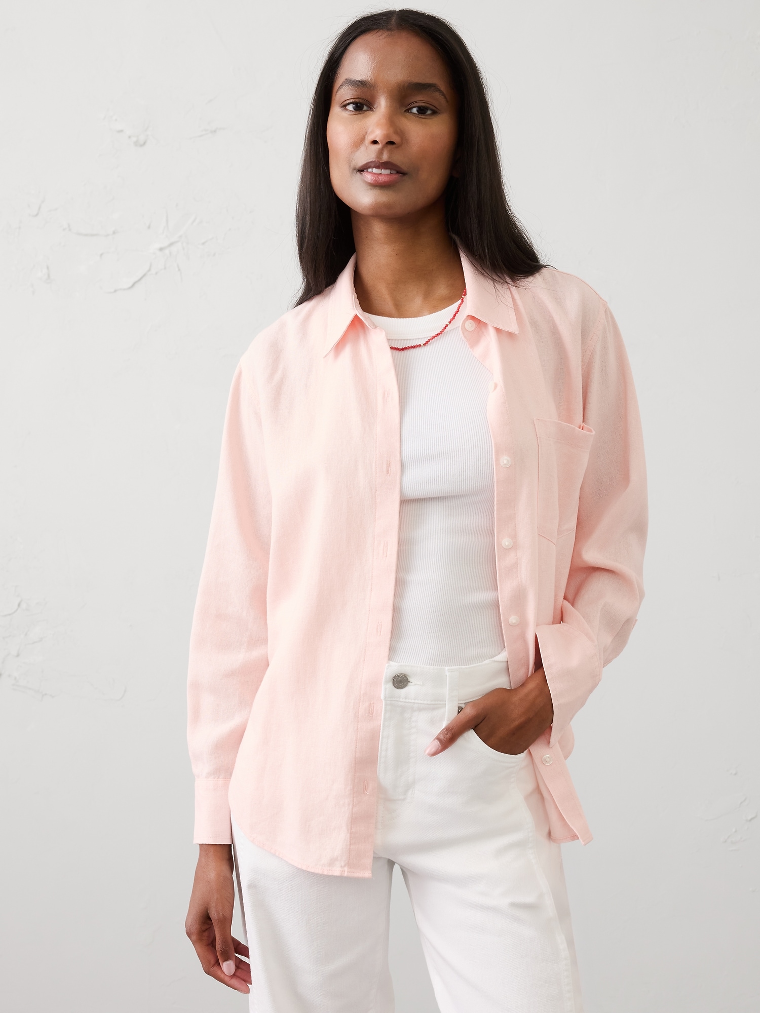 Women The Linen Shop Linen Tops | Banana Republic Factory