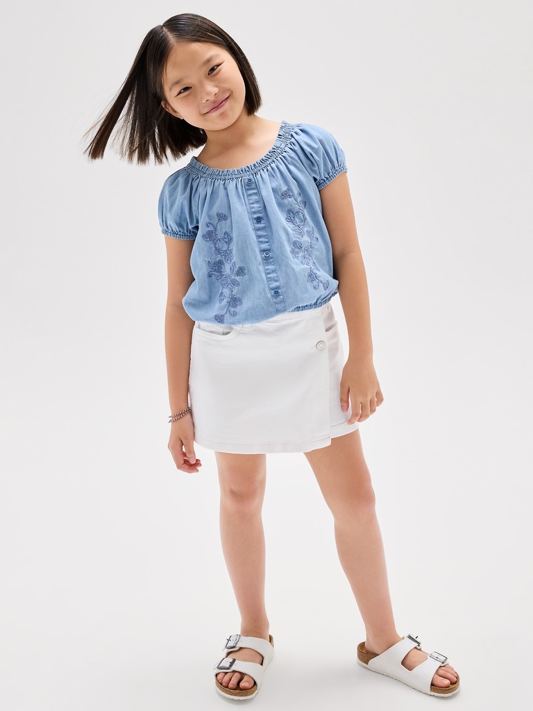 Kids Denim Skort