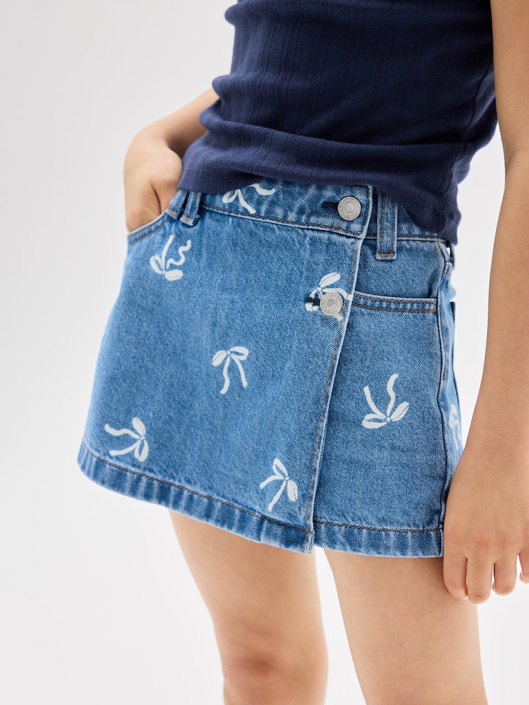 Kids Denim Skort