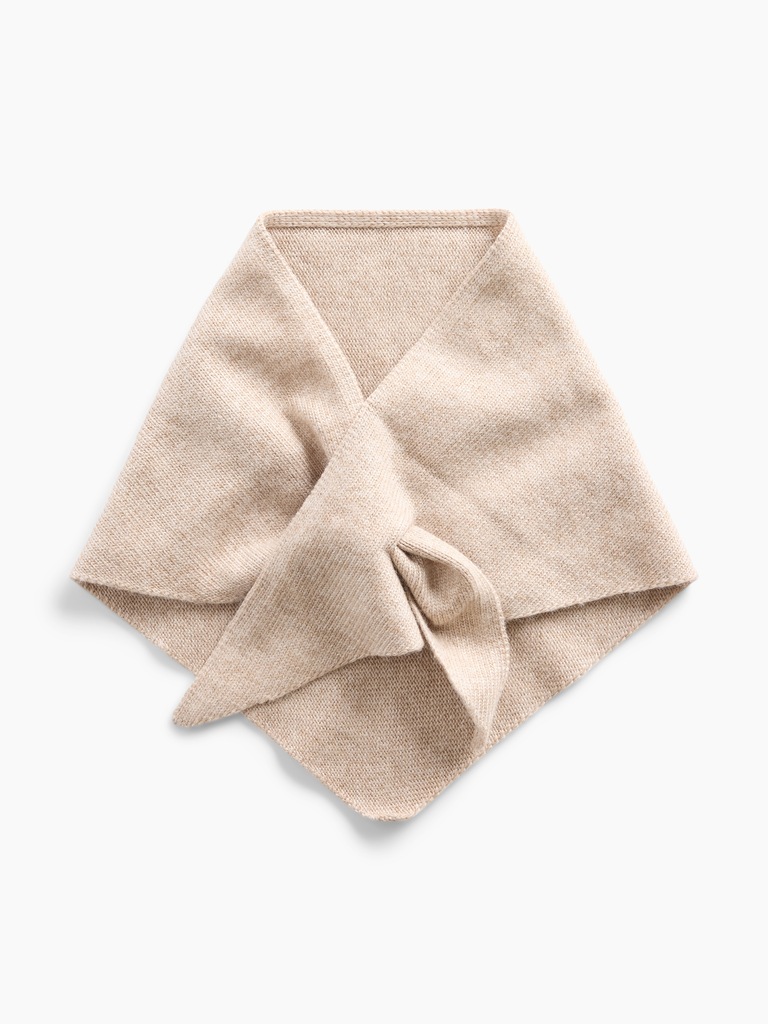 Knit Triangle Scarf