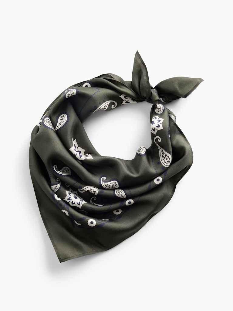 100% Silk Bandana
